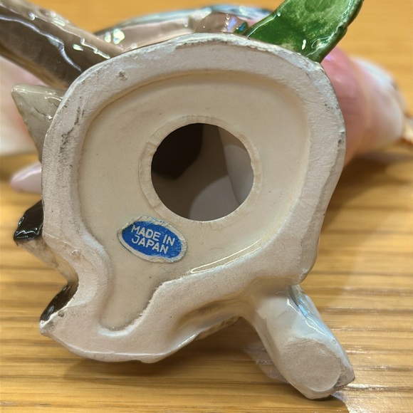 Blue bird statue with open mouth - Picture 7 of 7